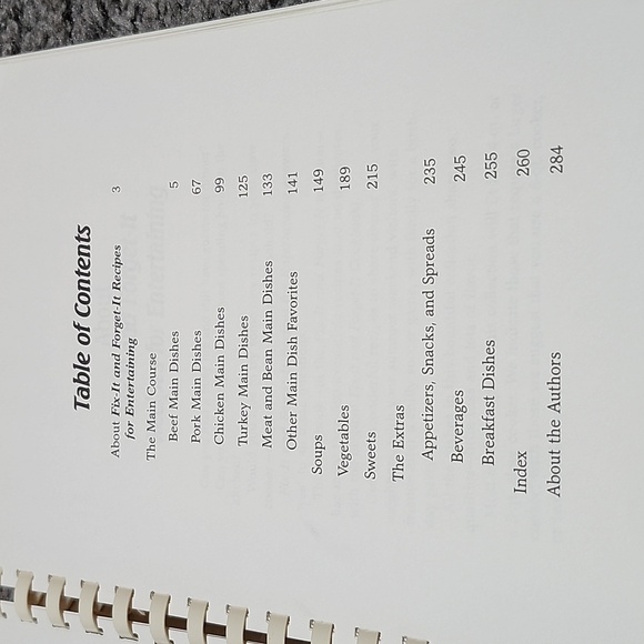 FIX-IT & FORGET-IT RECIPES FOR ENTERTAINING- HOLIDAYS- YEAR ROUND  COOKING BOOK - Picture 4 of 12